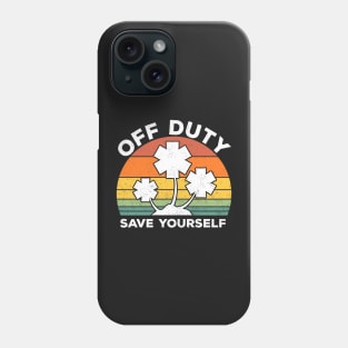 Paramedic Off Duty VintageVacation Sunset Phone Case