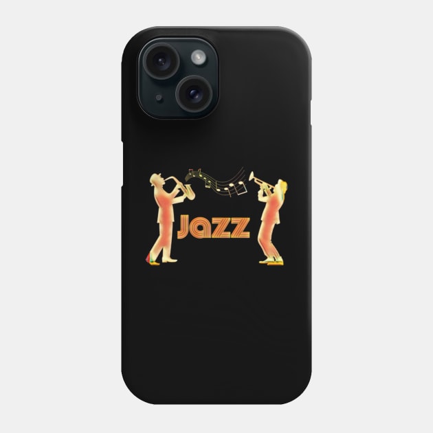 jazz music Phone Case by see mee