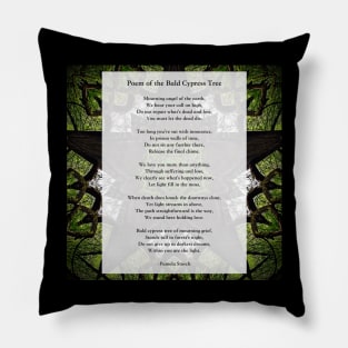 Poem of the Bald Cypress Tree by Pamela Storch Pillow