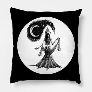 Skeleton Gypsy Soul Pillow