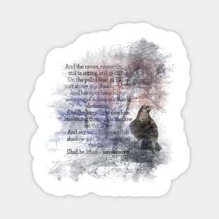 Edgar Allan Poe Poem The Raven Magnet