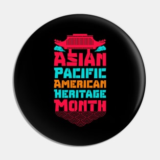 aapi month gift :Asian Pacific American Heritage Month Pin