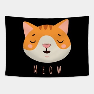 Cats meow, love cat Tapestry