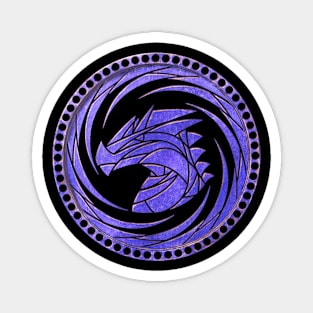 Dragon Coin - Color on Dark Magnet