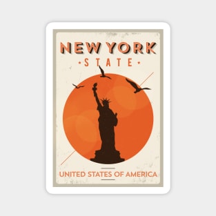 New York Retro Magnet