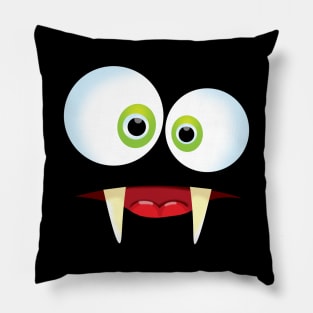 Dracula Monster Cartoon Face Pillow