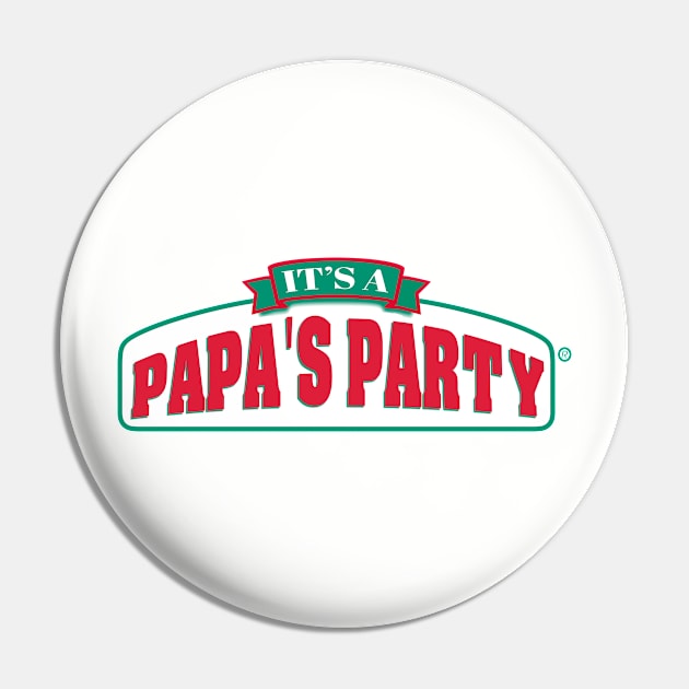 P for Papas, it's a Papa's Party Pin by qpdesignco