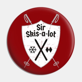 Sir Skis-a-lot Pin