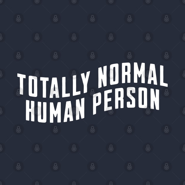 Totally normal human person by BodinStreet