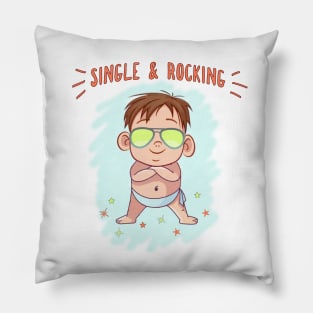 Single and Rocking - Kids T-shirt Pillow