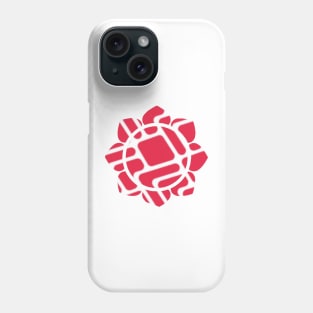 Seamless red and white pattern Phone Case