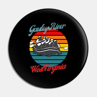 Gauley River West Virginia White Water Rafting Canoeing Pin