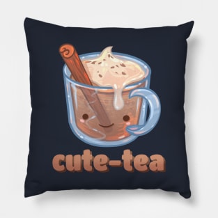 "Cutie" Chai Latte Pillow