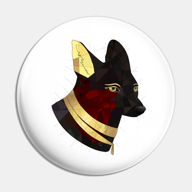 Anubis Pin by Blacklightco