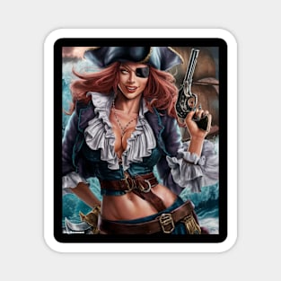 Female Pirate Magnet