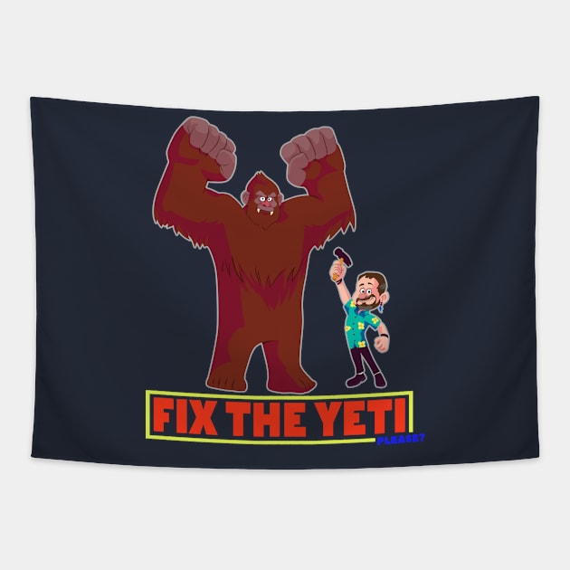 Fix The Yeti Tapestry by DisneyDan