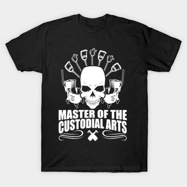 janitors t shirt masters of the custodial arts christmassanta