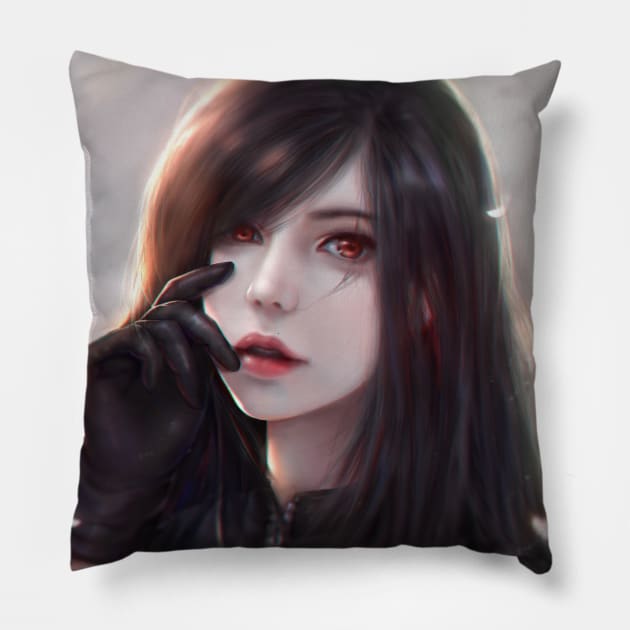 Tifa Lockhart Pillow by H-Battousai