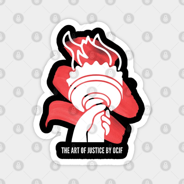 Art of Justice Torch Magnet by OCJF