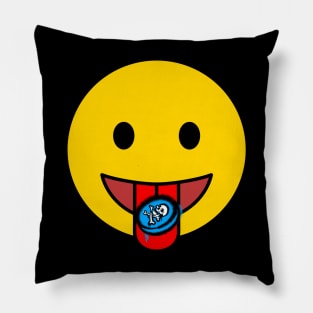 HAPPY PILL IS DEATH PILL Pillow