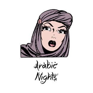 Arabic Nights - Retro Illustration Design T-Shirt