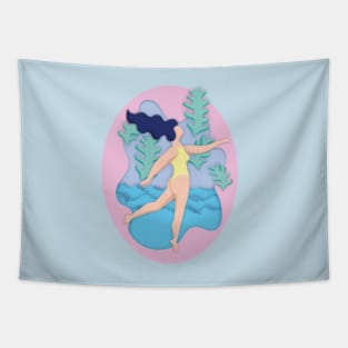 Be can be Mermaid Tapestry