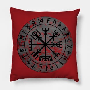 Viking Compass Symbol Pillow