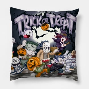 Halloween Trick or Treat Horror Character Jason Voorhees Cartoon Pillow