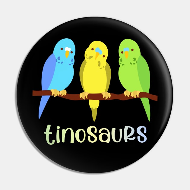 TINOSAURS: Birds are tiny dinosaurs - bright budgies (aka parakeets) in blue, yellow, and green Pin by Ofeefee