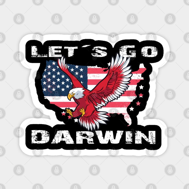 Lets Go Darwin -Let´s Go Darwin Magnet by JayD World