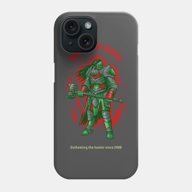 Blood Death Knight Phone Case by Cementman Clothing