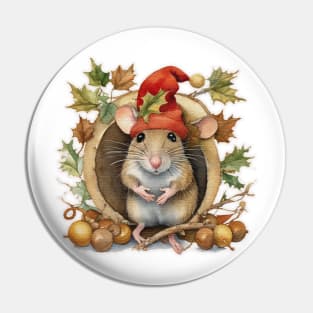 Christmas mouse Pin