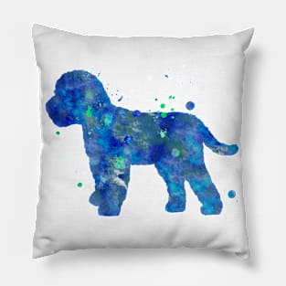 Cockapoo Watercolor Painting Pillow