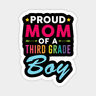 Proud Mom Of A Third grade Boy Back To School Magnet