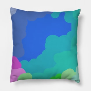 Rainbow color palette Pillow