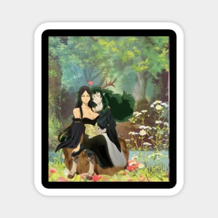 Ancient Magus Bride Cute Faery King Queen Magnet