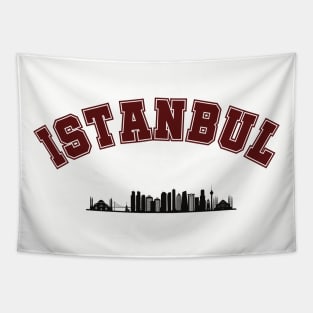 Istanbul Skyline Tapestry