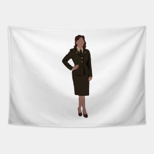 Green army girl Tapestry