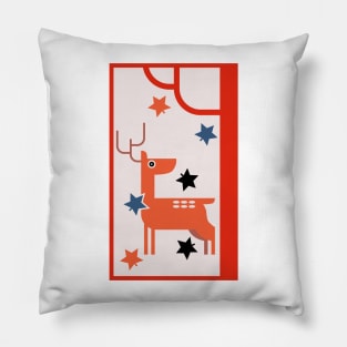 Deer with Maple Pillow