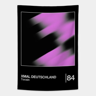 Xmal Deutschland / Minimalist Style Graphic Design Tapestry