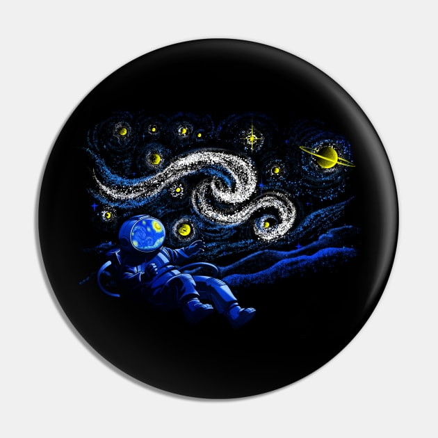 Starry Night Gravity Pin by Tobe_Fonseca