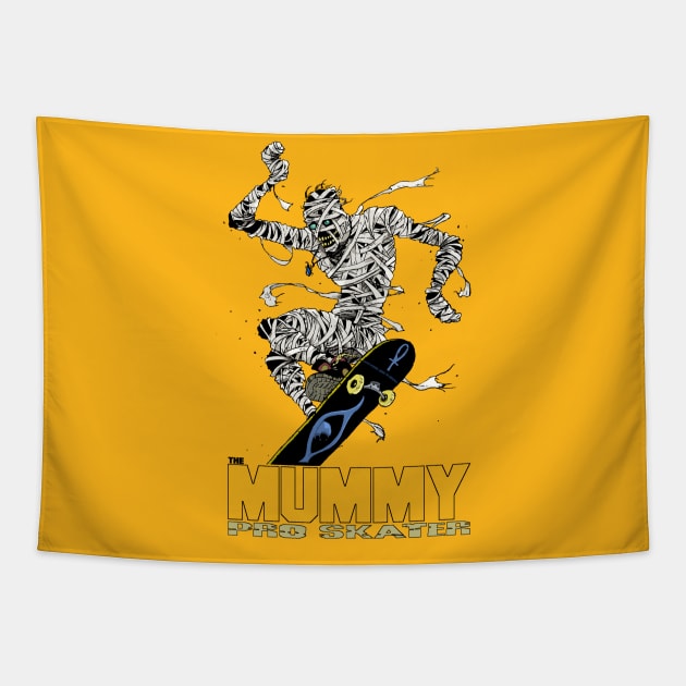 Mummy Pro Skater Tapestry by Karabin