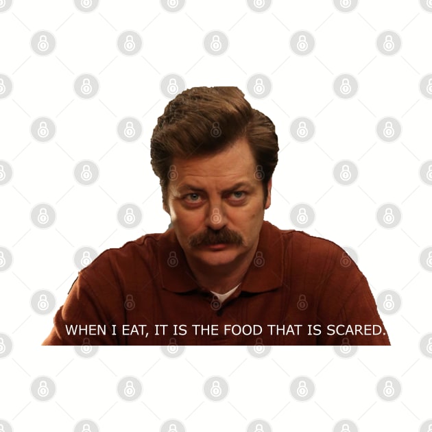 When I Eat, It is the Food that is Scared - Parks and Recreation by MoviesAndOthers