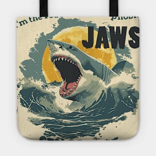 GREAT WHITE SHARK，JAWS BITE T-SHIRT 05 Tote