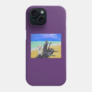 Stylin' Swifty Yorkie on Driftwood Phone Case