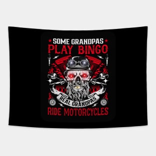 Grandpa Biker Tapestry