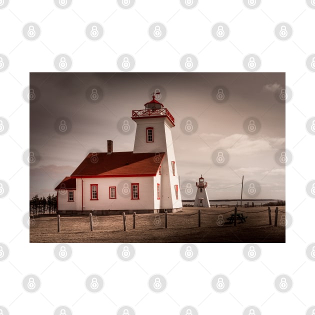 Wood Island Lighthouse P.E.I. Canada 1 by Robert Alsop