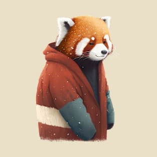 Stylish Red Panda T-Shirt