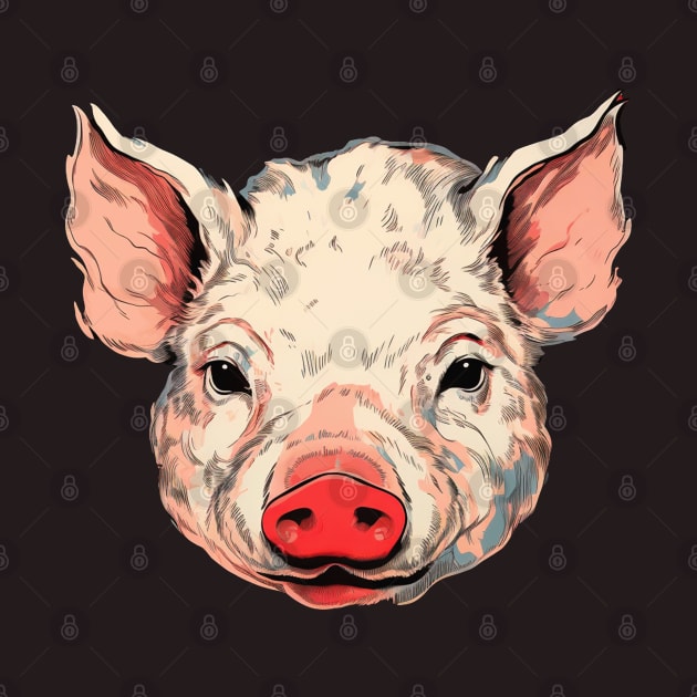 Cute Pig. Baby Swine. by tatadonets