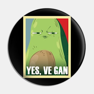 Yes Vegan Pin